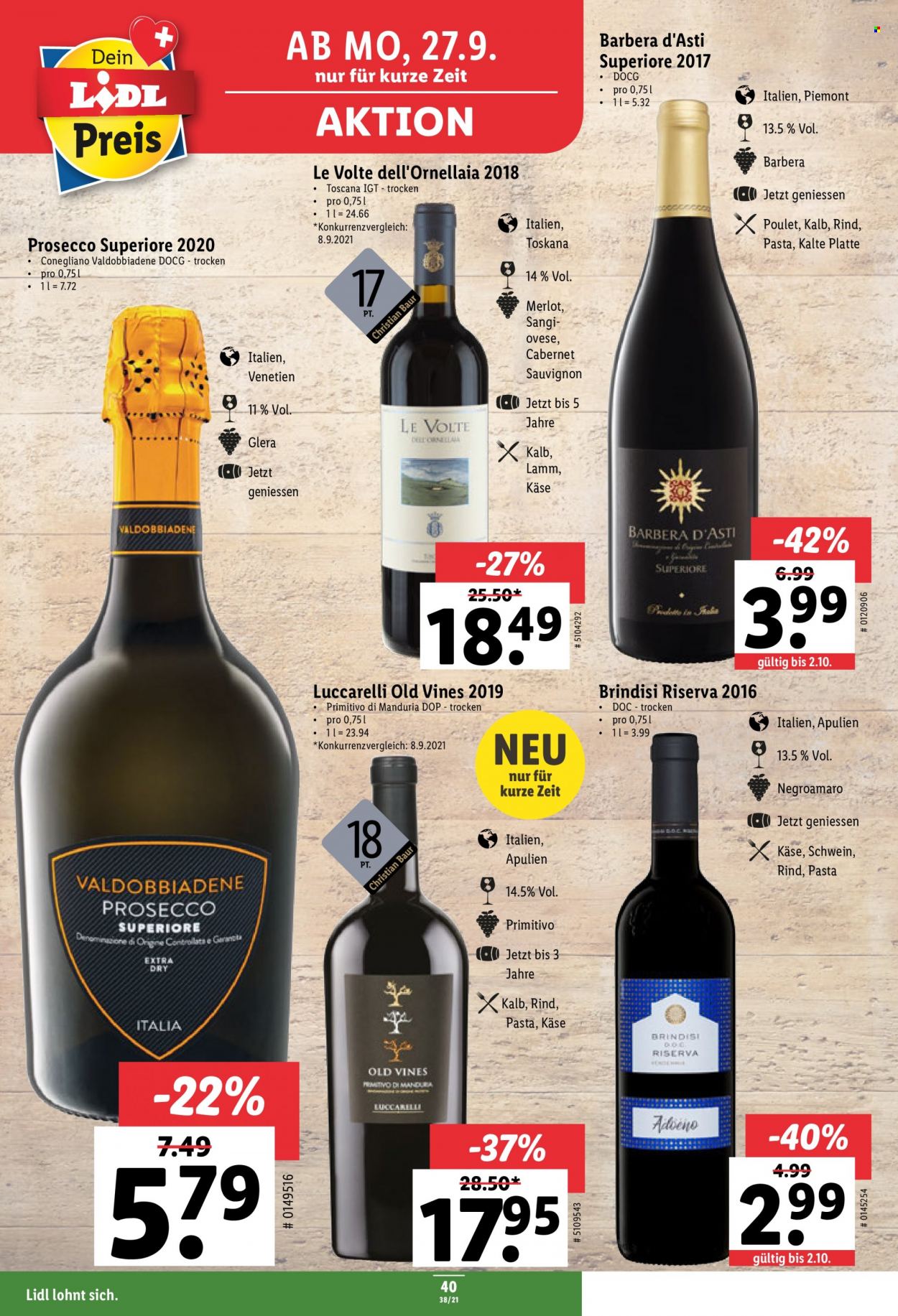 Prospekt Lidl - 23.9.2021 - 29.9.2021. Seite 40