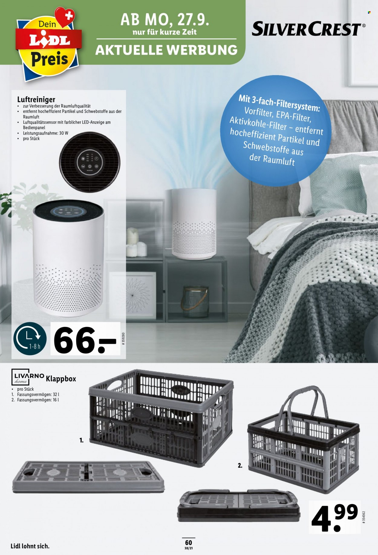 Prospekt Lidl - 23.9.2021 - 29.9.2021. Seite 60