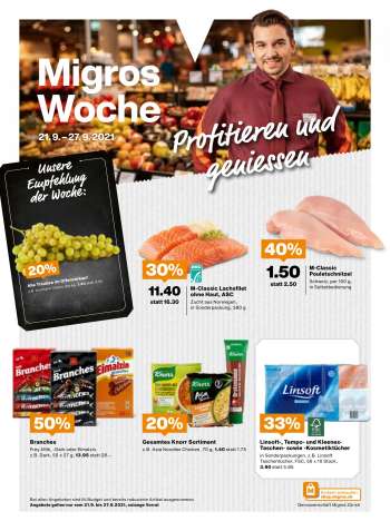 Prospekte Migros - 21.9.2021 - 27.9.2021.