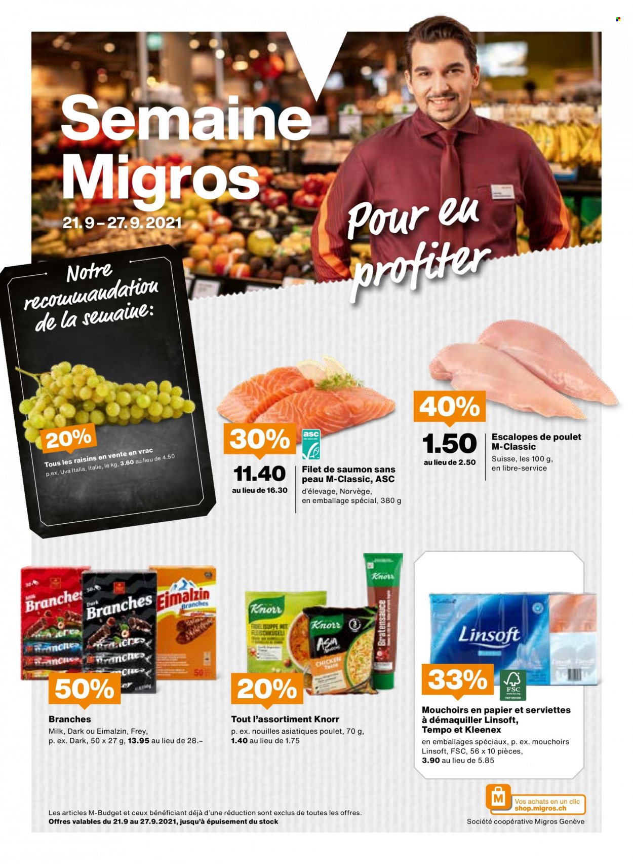 Volantino Migros - 21.9.2021 - 27.9.2021. Pagina 1