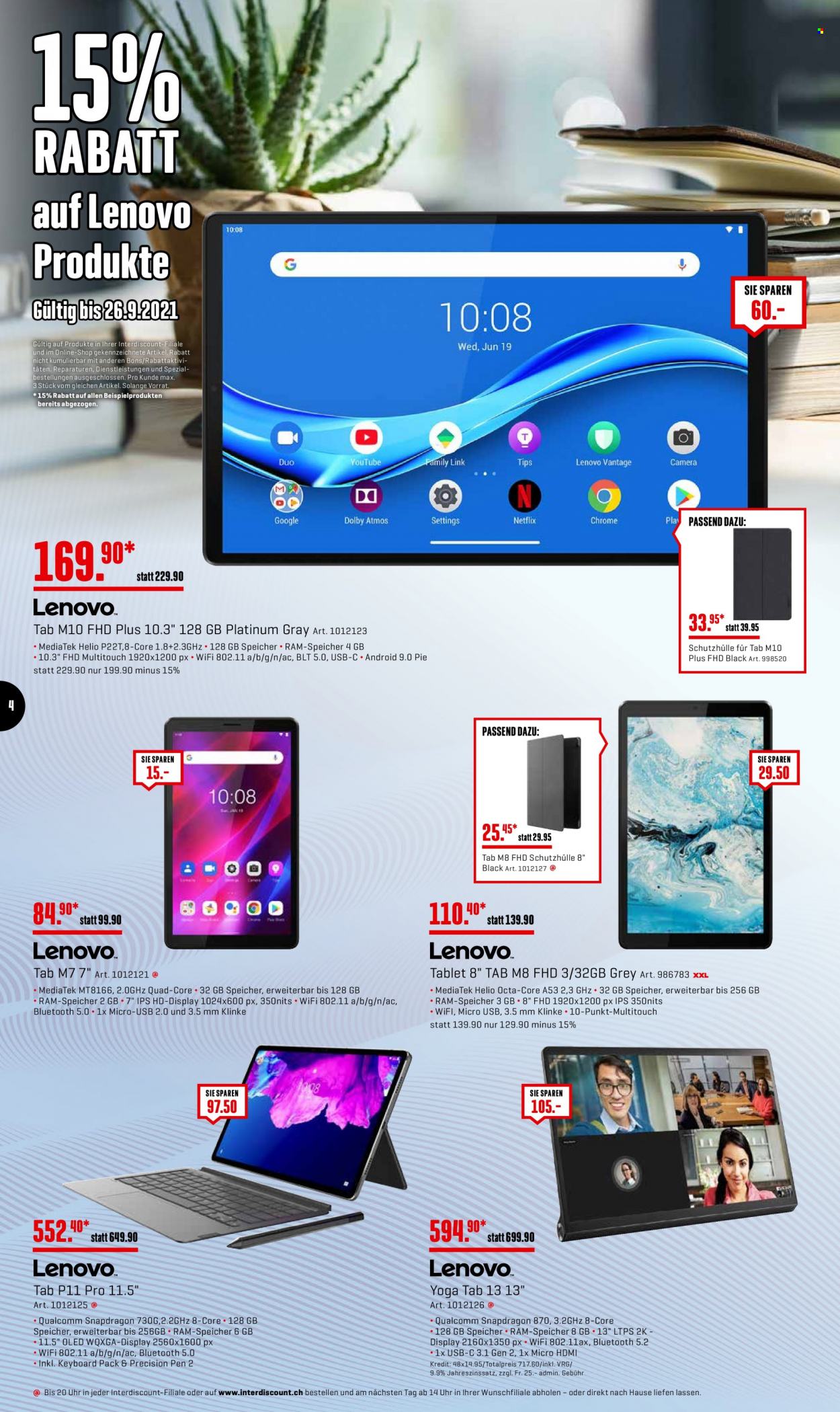 Prospekt Interdiscount - 20.9.2021 - 26.9.2021. Seite 4