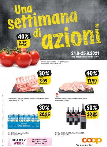 Volantino Coop - 21.9.2021 - 25.9.2021.