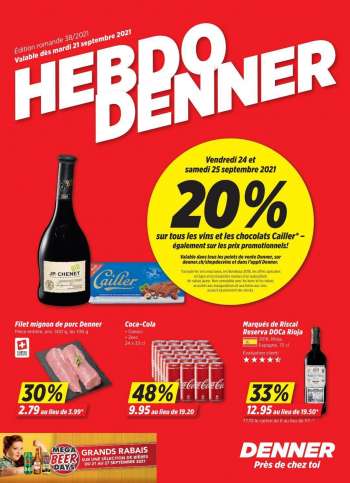 Catalogue Denner - 21.9.2021 - 27.9.2021.