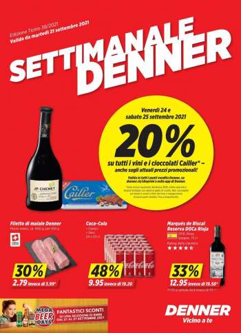 Catalogue Denner - 21.9.2021 - 27.9.2021.