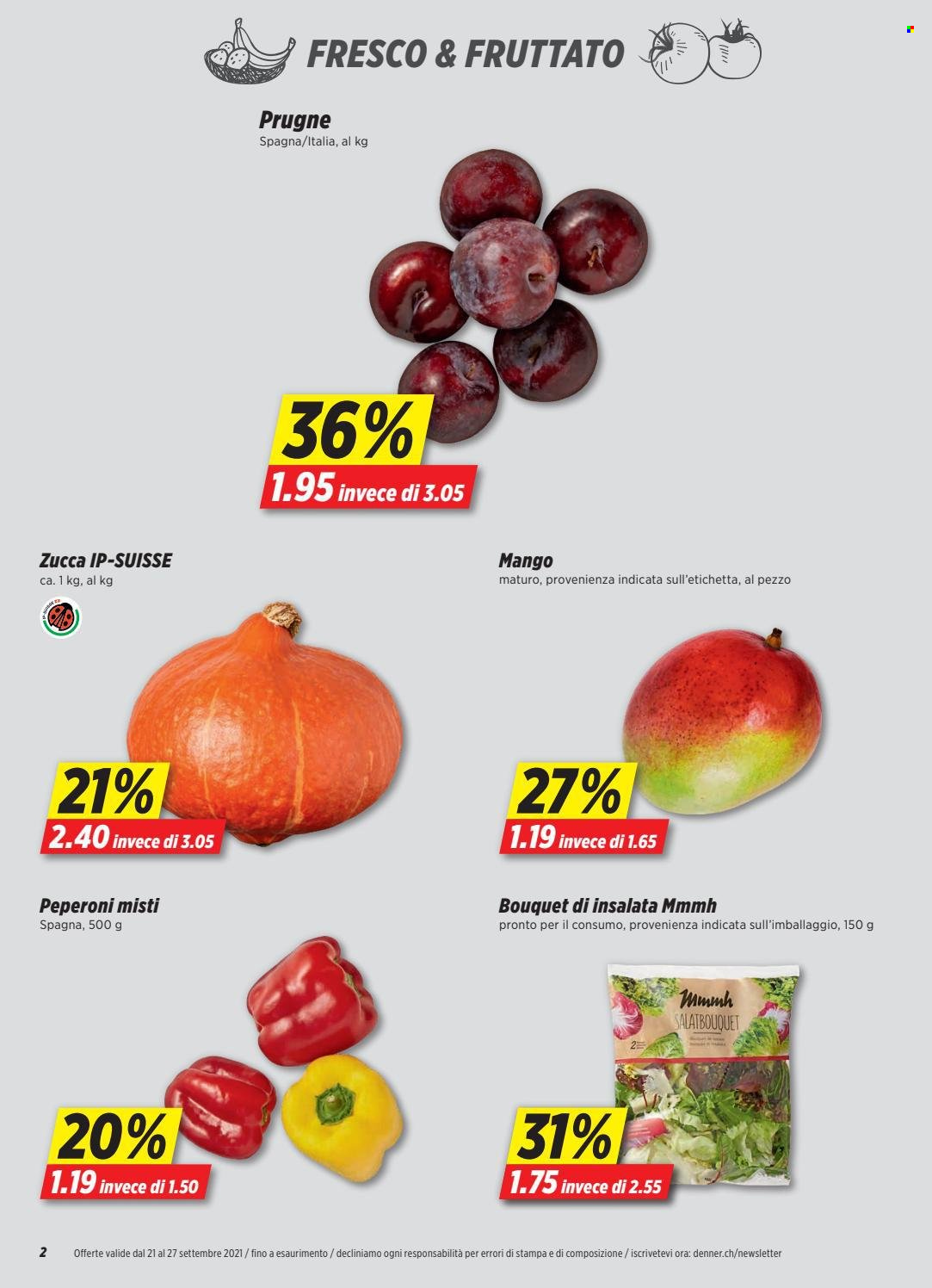 Volantino Denner - 21.9.2021 - 27.9.2021. Pagina 2