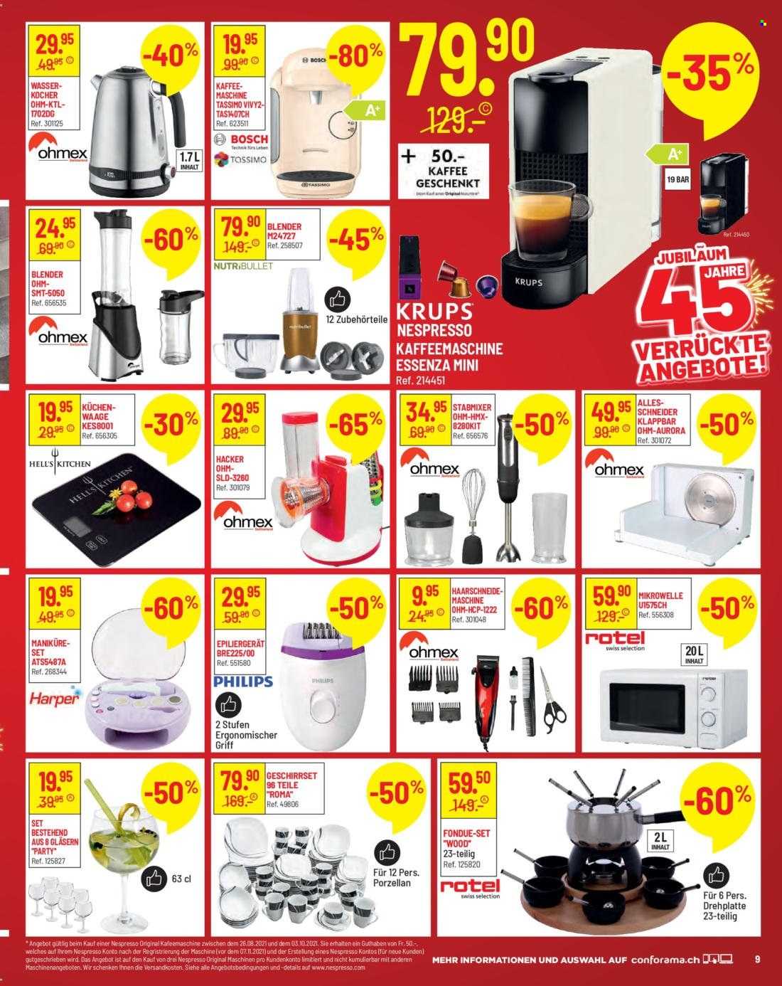 Volantino Conforama - 21.9.2021 - 4.10.2021. Pagina 10