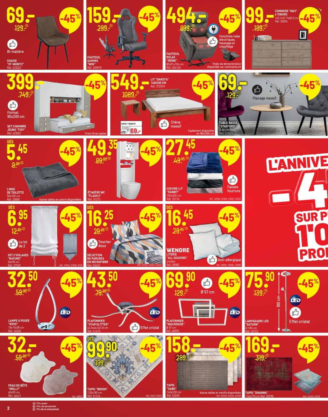Volantino Conforama - 21.9.2021 - 4.10.2021. Pagina 2