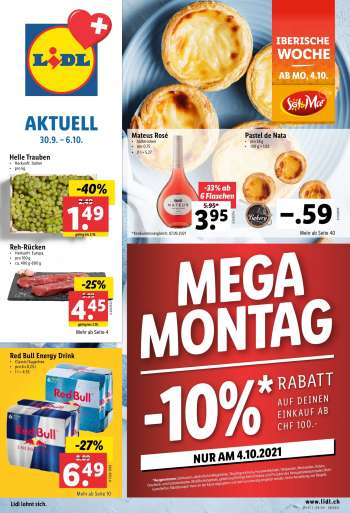 Volantino Lidl - 30.9.2021 - 6.10.2021.
