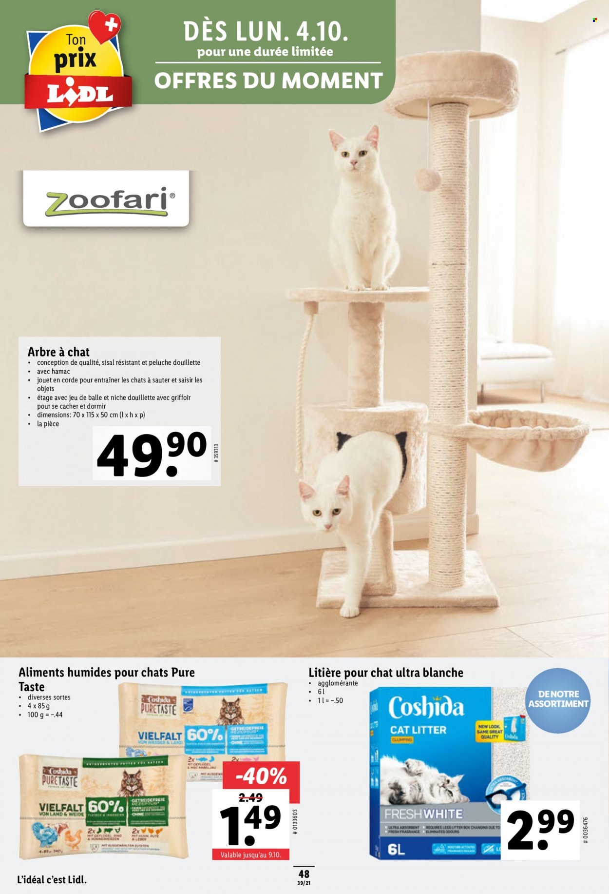 Prospekt Lidl - 30.9.2021 - 6.10.2021. Seite 50