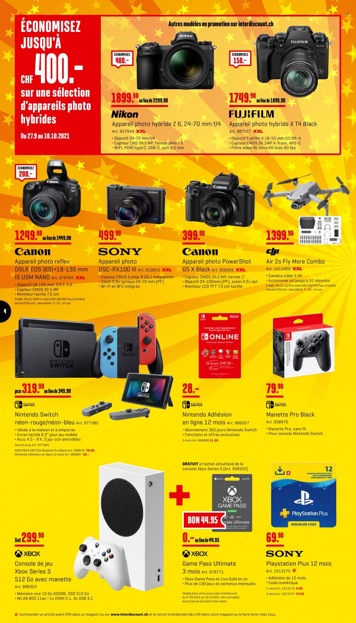 Volantino Interdiscount - 27.9.2021 - 10.10.2021. Pagina 4
