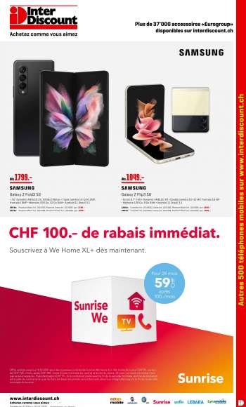 Volantino Interdiscount - 27.9.2021 - 10.10.2021.