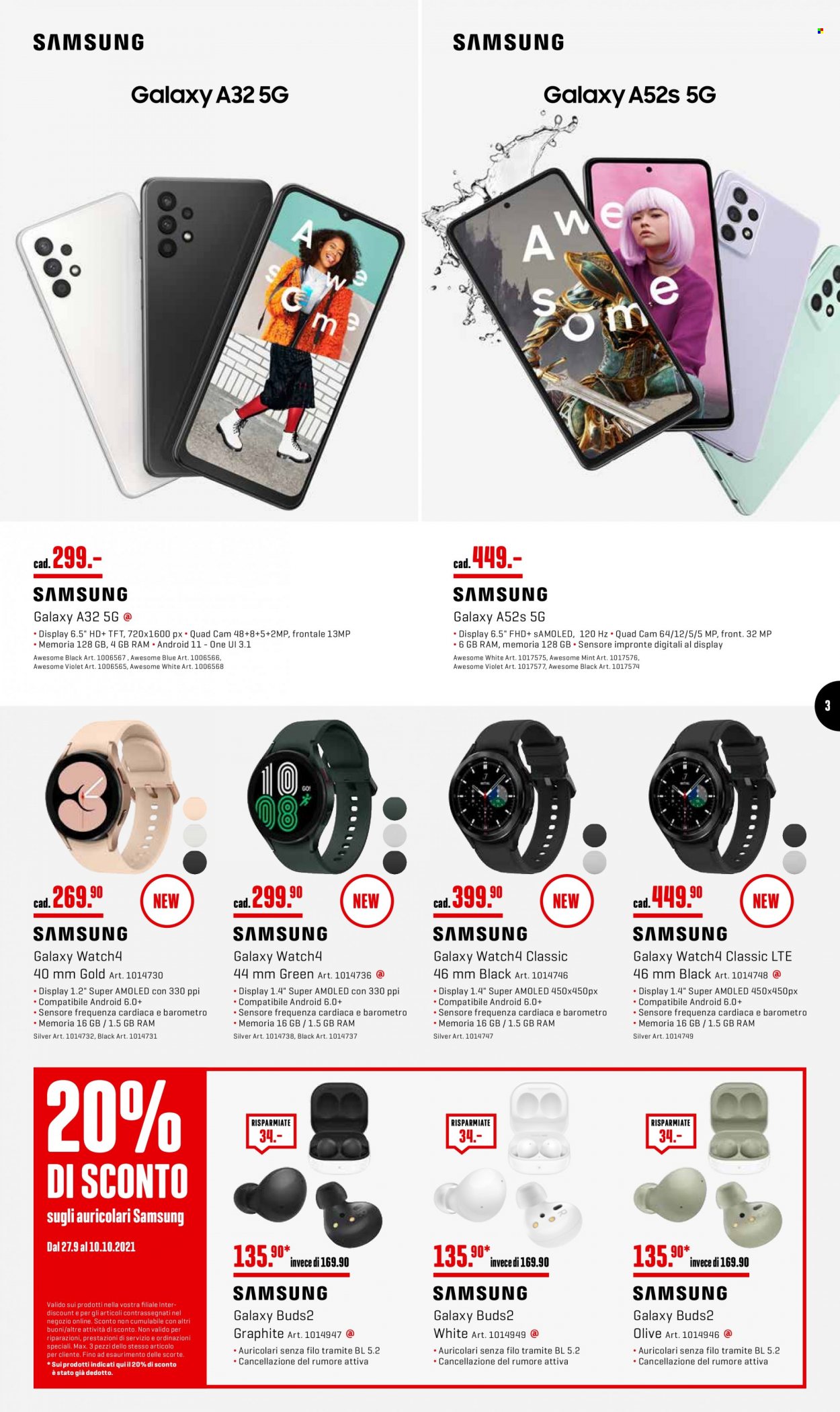 Volantino Interdiscount - 27.9.2021 - 10.10.2021. Pagina 3