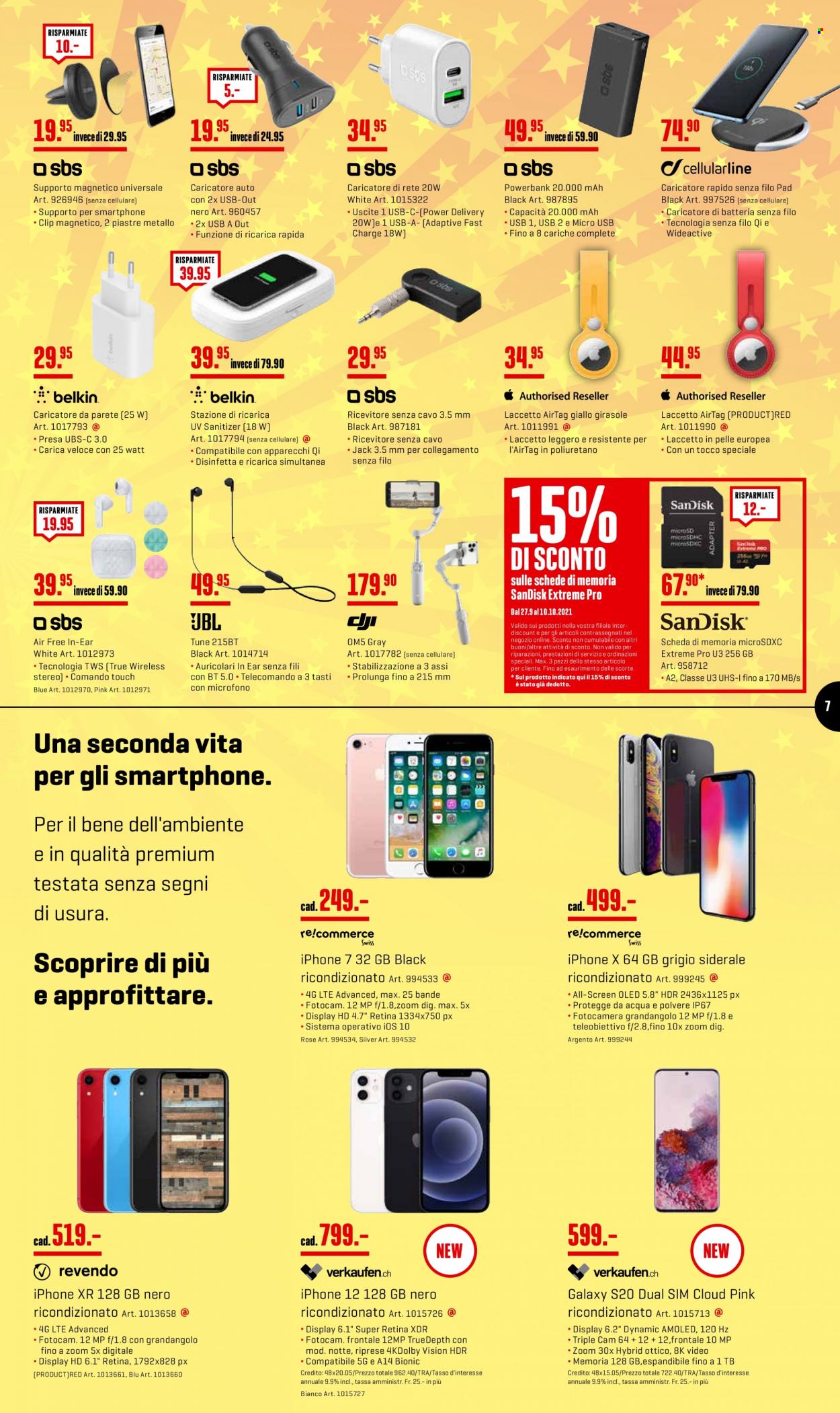 Volantino Interdiscount - 27.9.2021 - 10.10.2021. Pagina 7