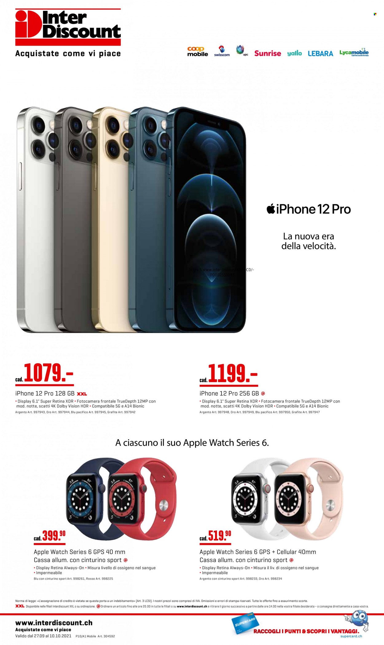 Volantino Interdiscount - 27.9.2021 - 10.10.2021. Pagina 8