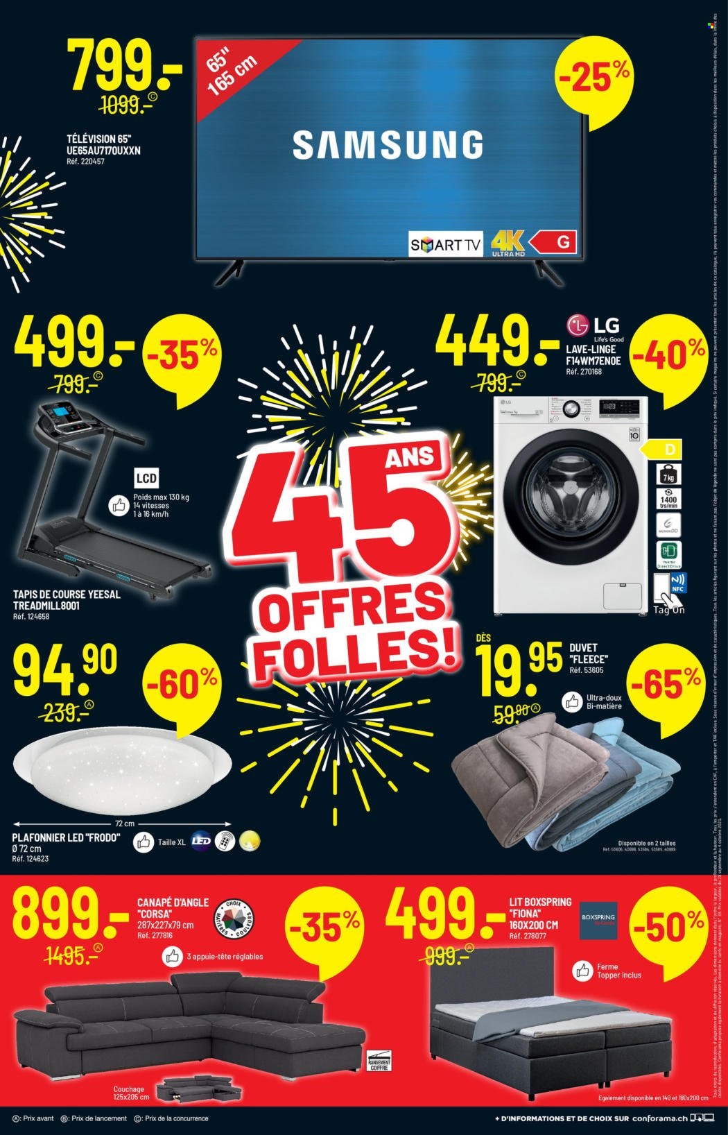 Volantino Conforama - 28.9.2021 - 4.10.2021. Pagina 8