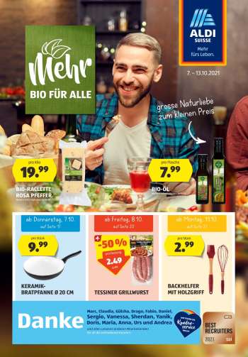 Volantino Aldi - 7.10.2021 - 13.10.2021.