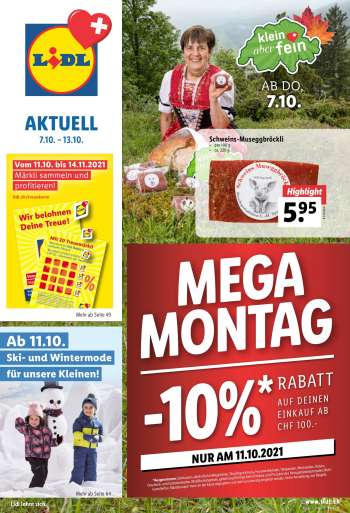 Prospekte Lidl - 7.10.2021 - 13.10.2021.