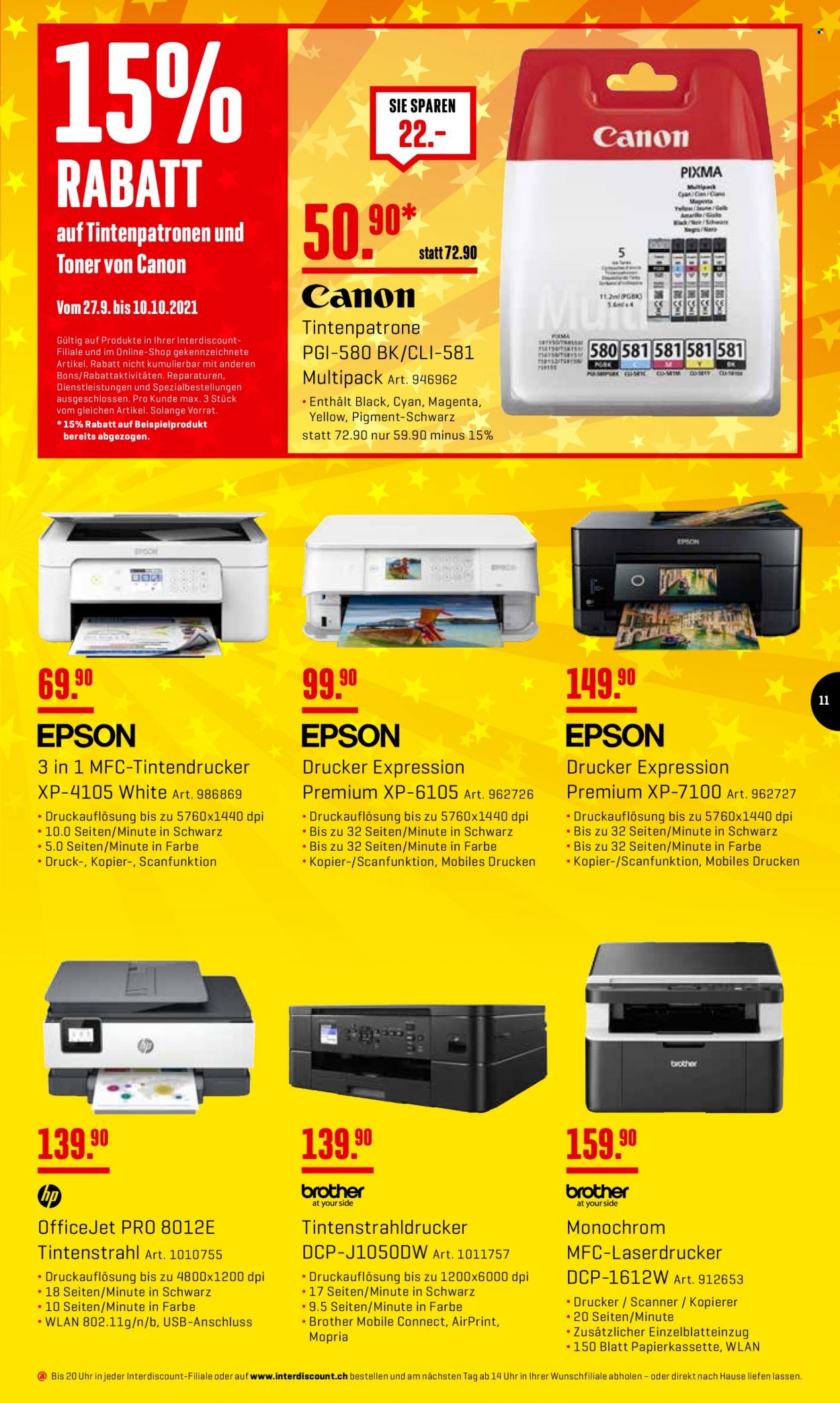 Volantino Interdiscount - 4.10.2021 - 10.10.2021. Pagina 11