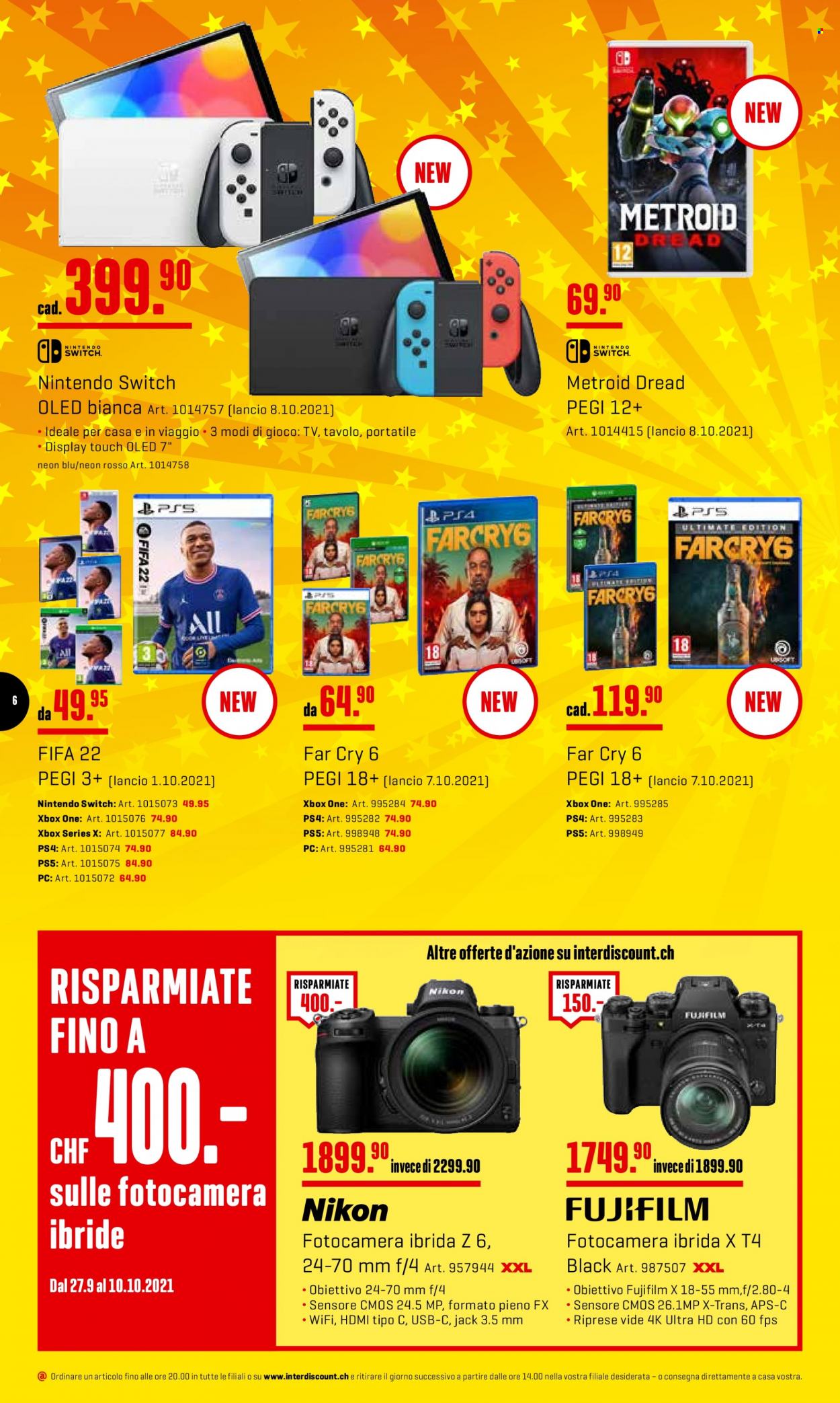 Volantino Interdiscount - 4.10.2021 - 10.10.2021. Pagina 6