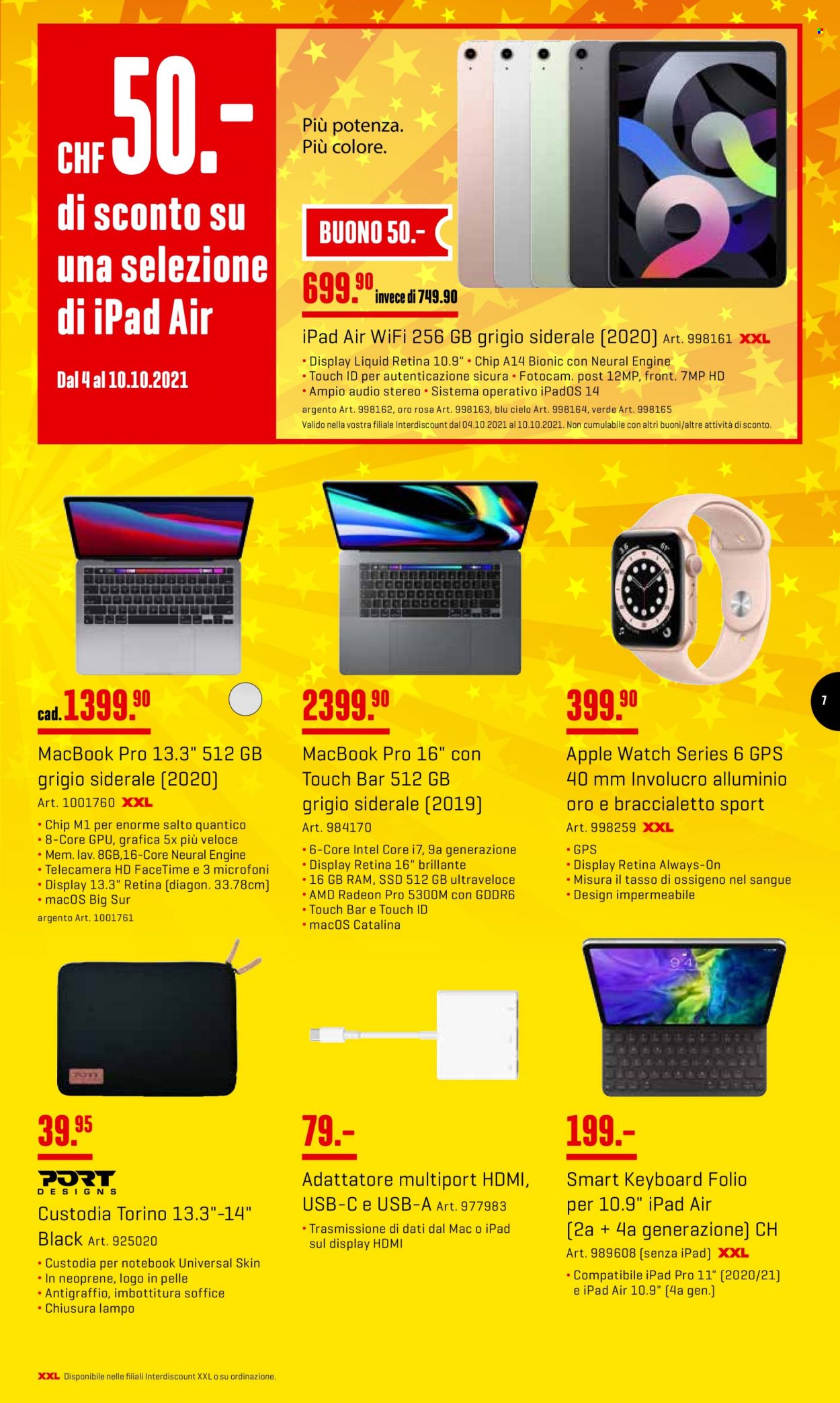 Volantino Interdiscount - 4.10.2021 - 10.10.2021. Pagina 7
