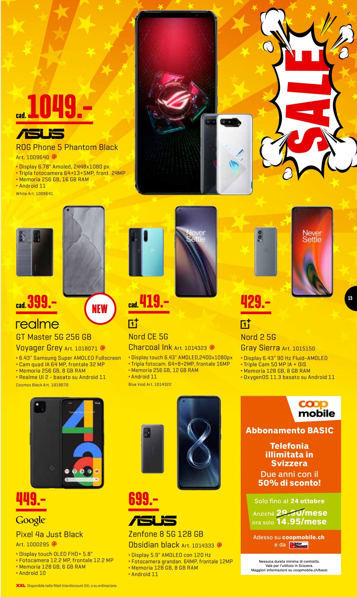 Volantino Interdiscount - 4.10.2021 - 10.10.2021. Pagina 15