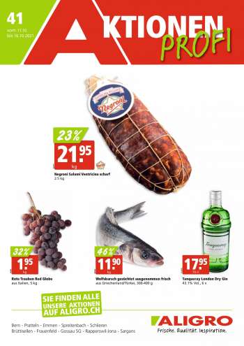 Volantino ALIGRO - 11.10.2021 - 16.10.2021.