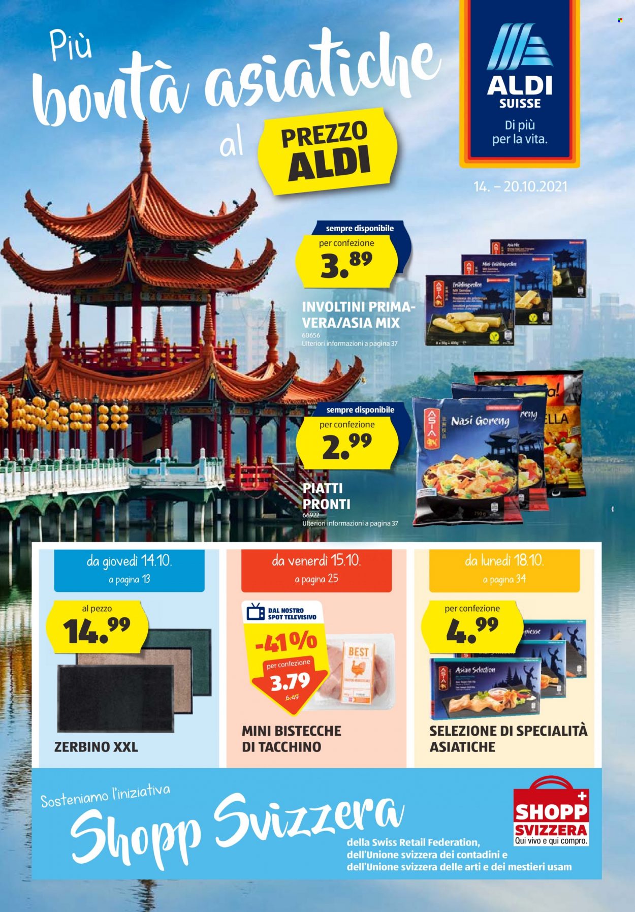 Prospekt Aldi - 14.10.2021 - 20.10.2021. Seite 1