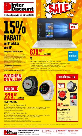 Catalogue Interdiscount - 11.10.2021 - 24.10.2021.