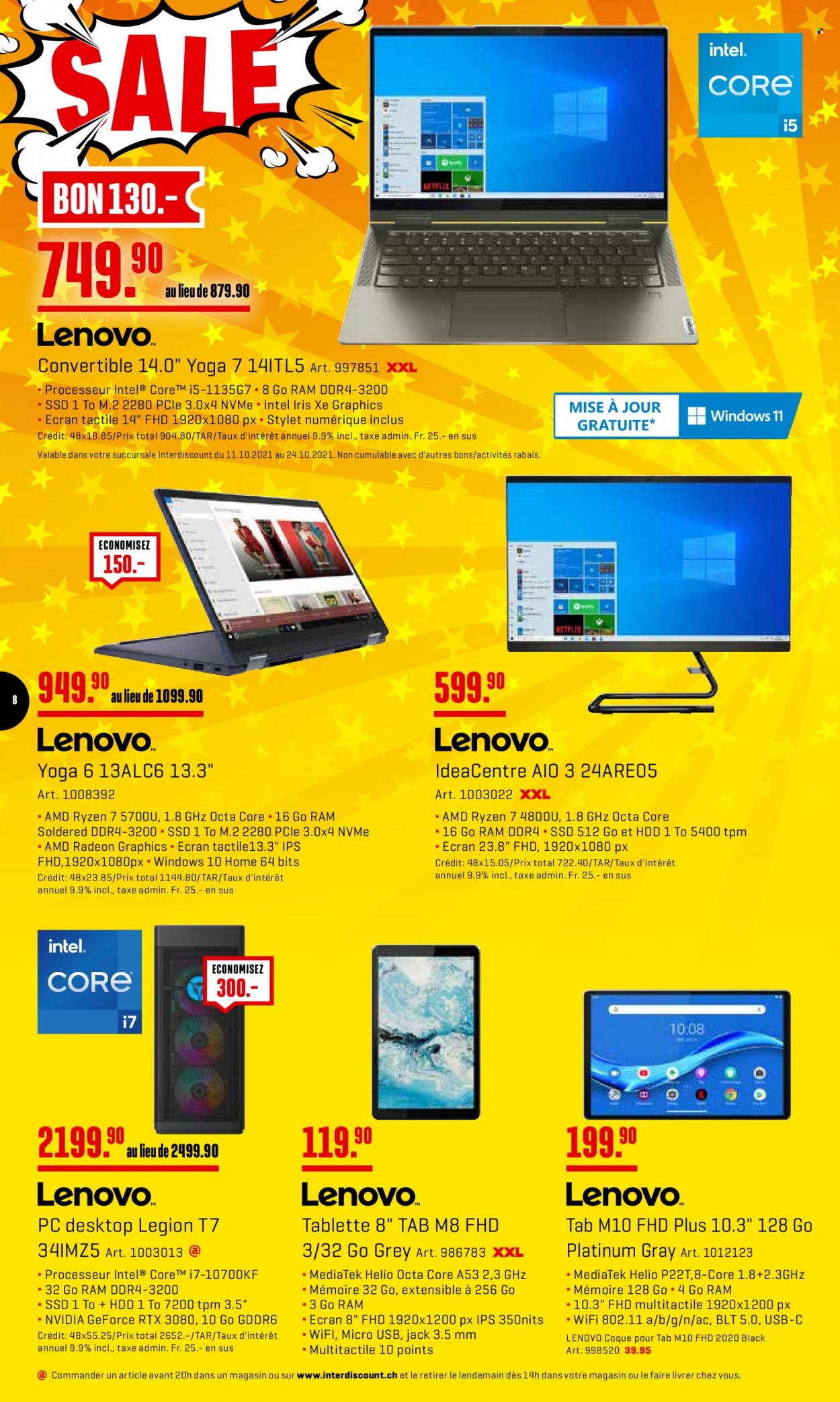 Volantino Interdiscount - 11.10.2021 - 24.10.2021. Pagina 8