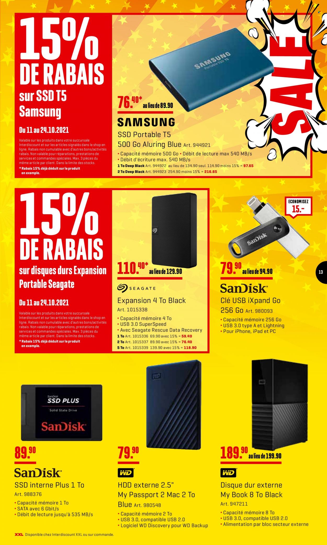 Volantino Interdiscount - 11.10.2021 - 24.10.2021. Pagina 13