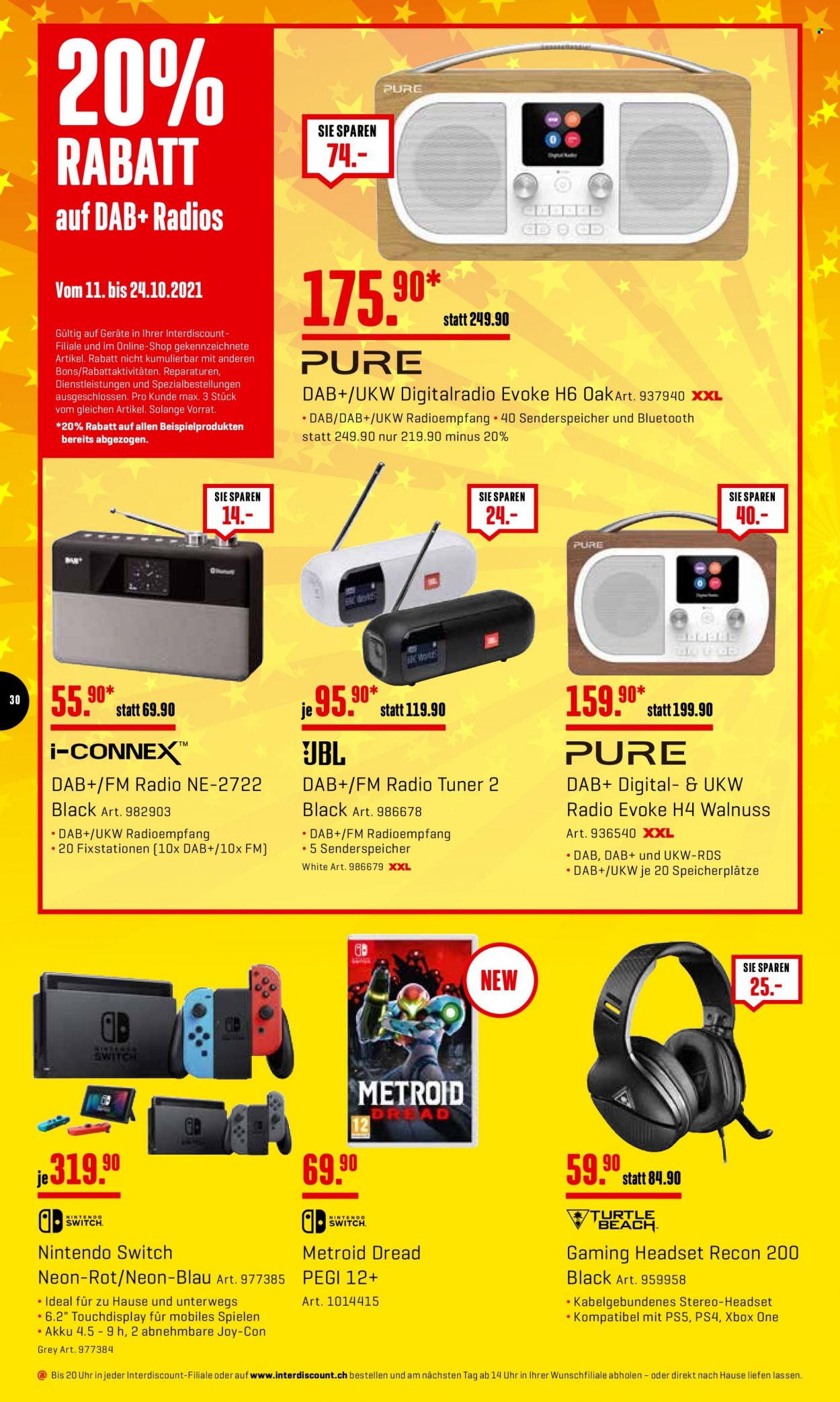 Volantino Interdiscount - 11.10.2021 - 24.10.2021. Pagina 30