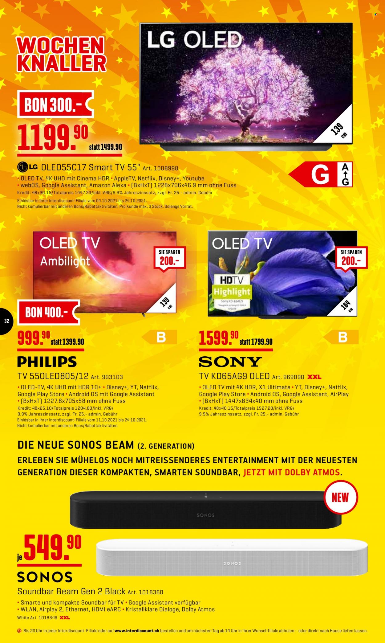 Volantino Interdiscount - 11.10.2021 - 24.10.2021. Pagina 32