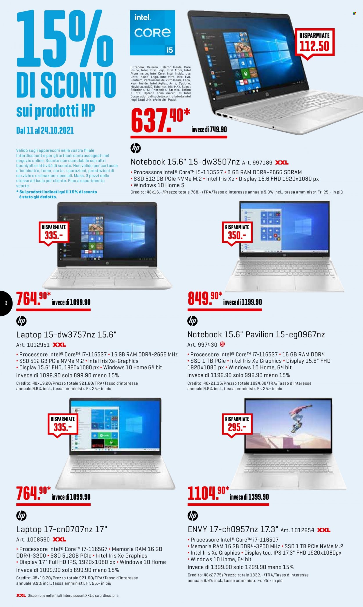 Volantino Interdiscount - 11.10.2021 - 24.10.2021. Pagina 2