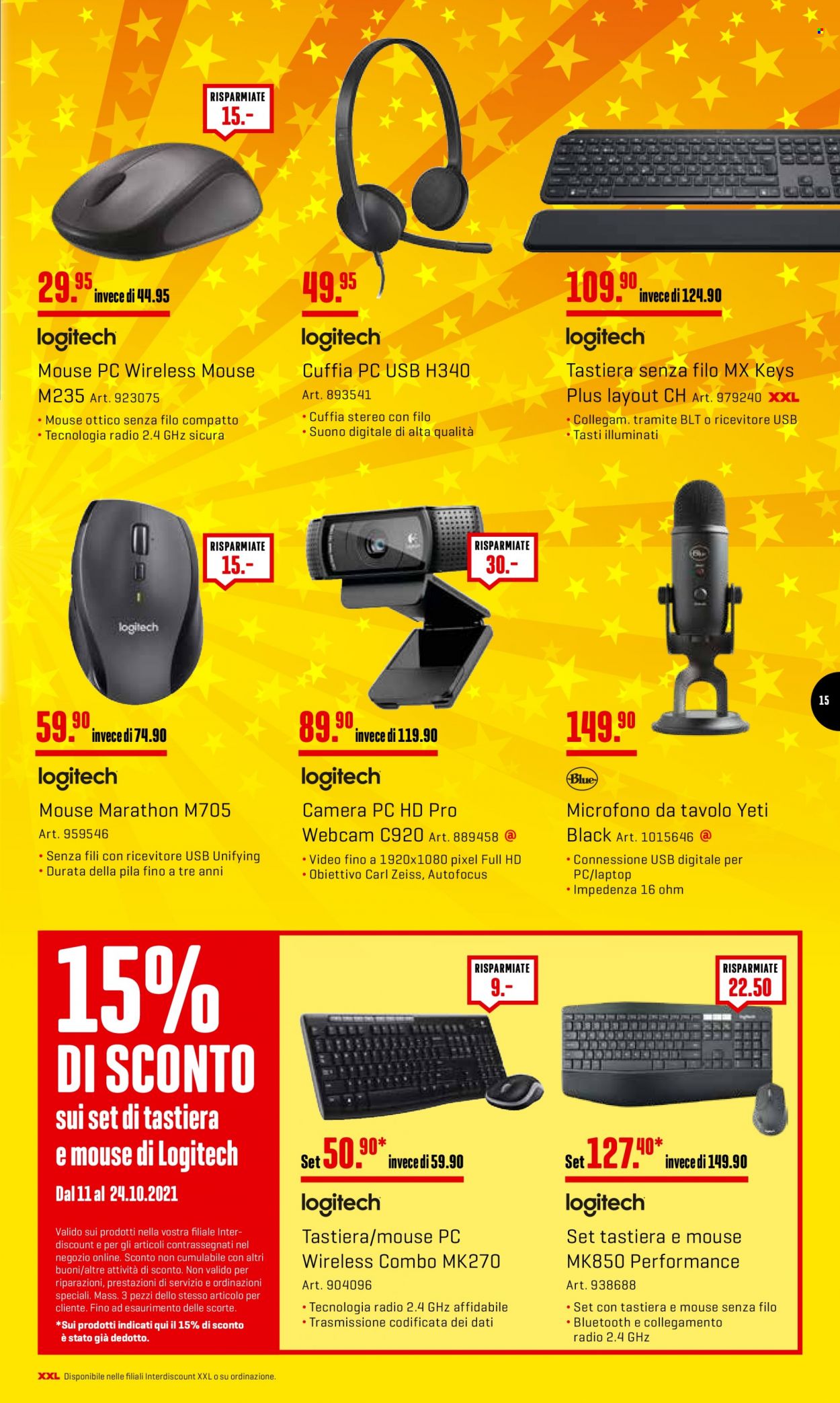 Volantino Interdiscount - 11.10.2021 - 24.10.2021. Pagina 15
