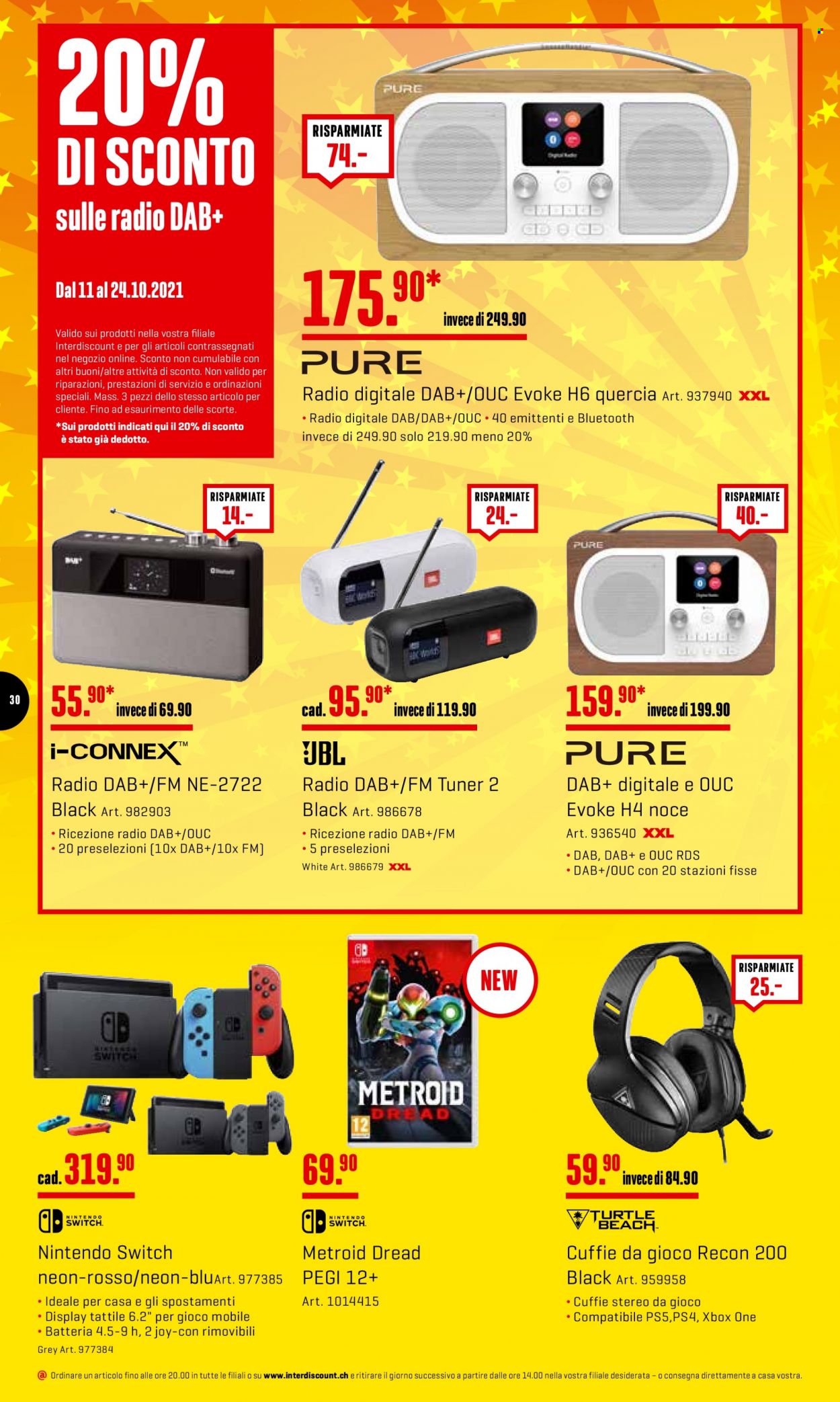 Volantino Interdiscount - 11.10.2021 - 24.10.2021. Pagina 30