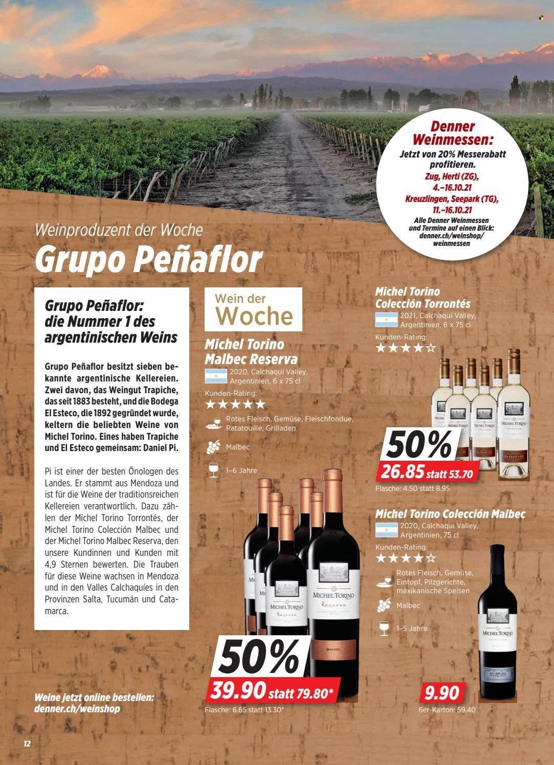 Volantino Denner - 12.10.2021 - 18.10.2021. Pagina 12