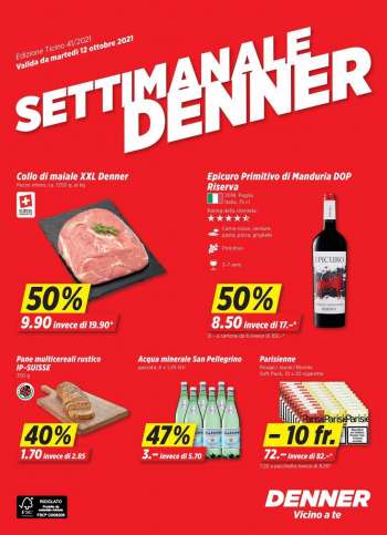 Catalogue Denner - 12.10.2021 - 18.10.2021.