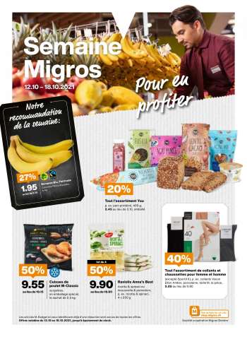 Catalogue Migros - 12.10.2021 - 18.10.2021.