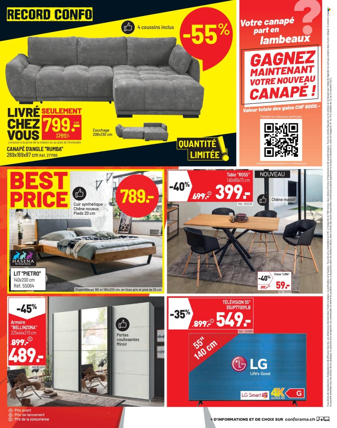 Volantino Conforama - 12.10.2021 - 25.10.2021. Pagina 12