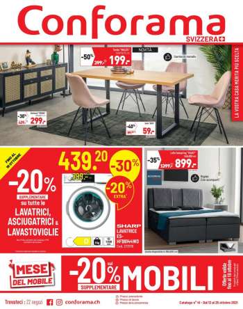 Prospekte Conforama - 12.10.2021 - 25.10.2021.