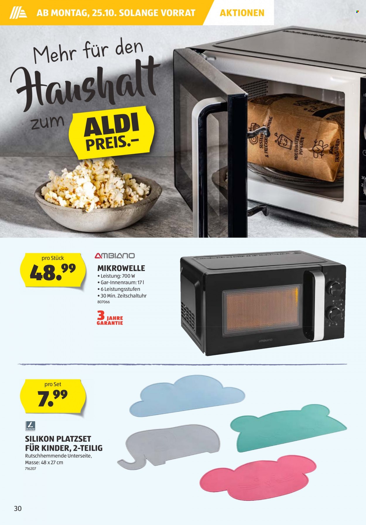 Prospekt Aldi - 21.10.2021 - 27.10.2021. Seite 30