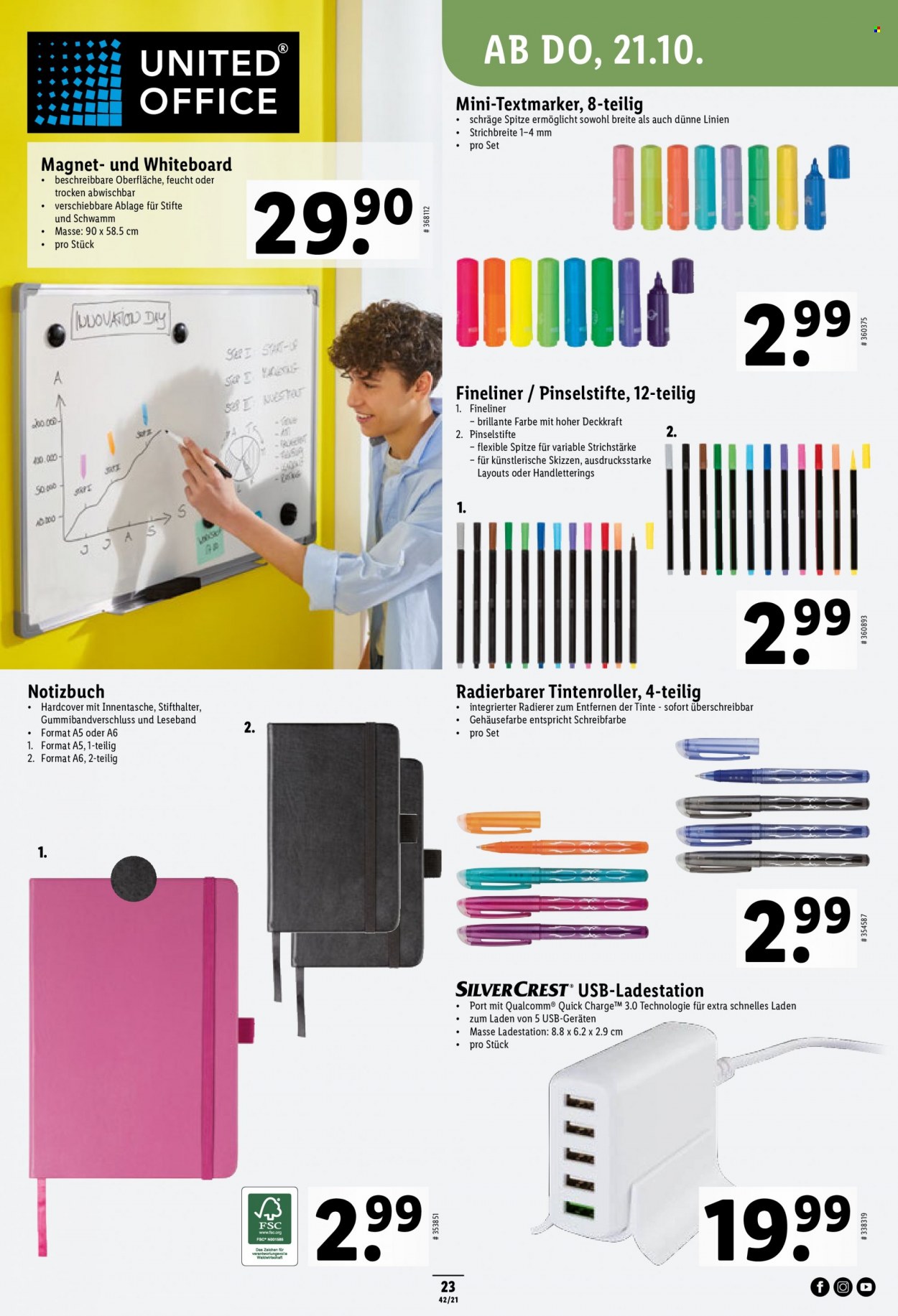 Volantino Lidl - 21.10.2021 - 27.10.2021. Pagina 23