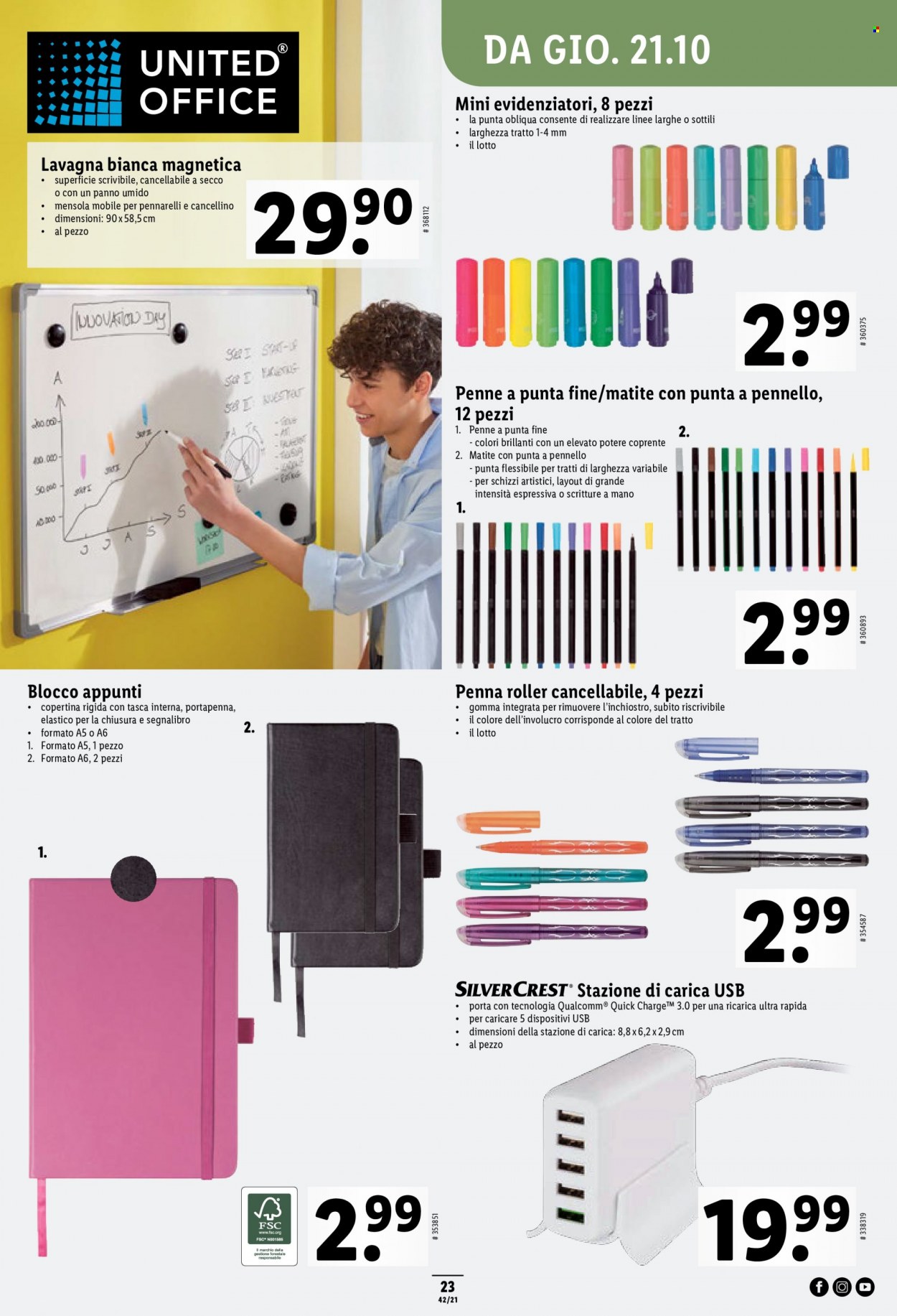 Volantino Lidl - 21.10.2021 - 27.10.2021. Pagina 23