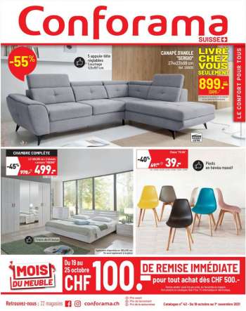 Catalogue Conforama - 19.10.2021 - 1.11.2021.