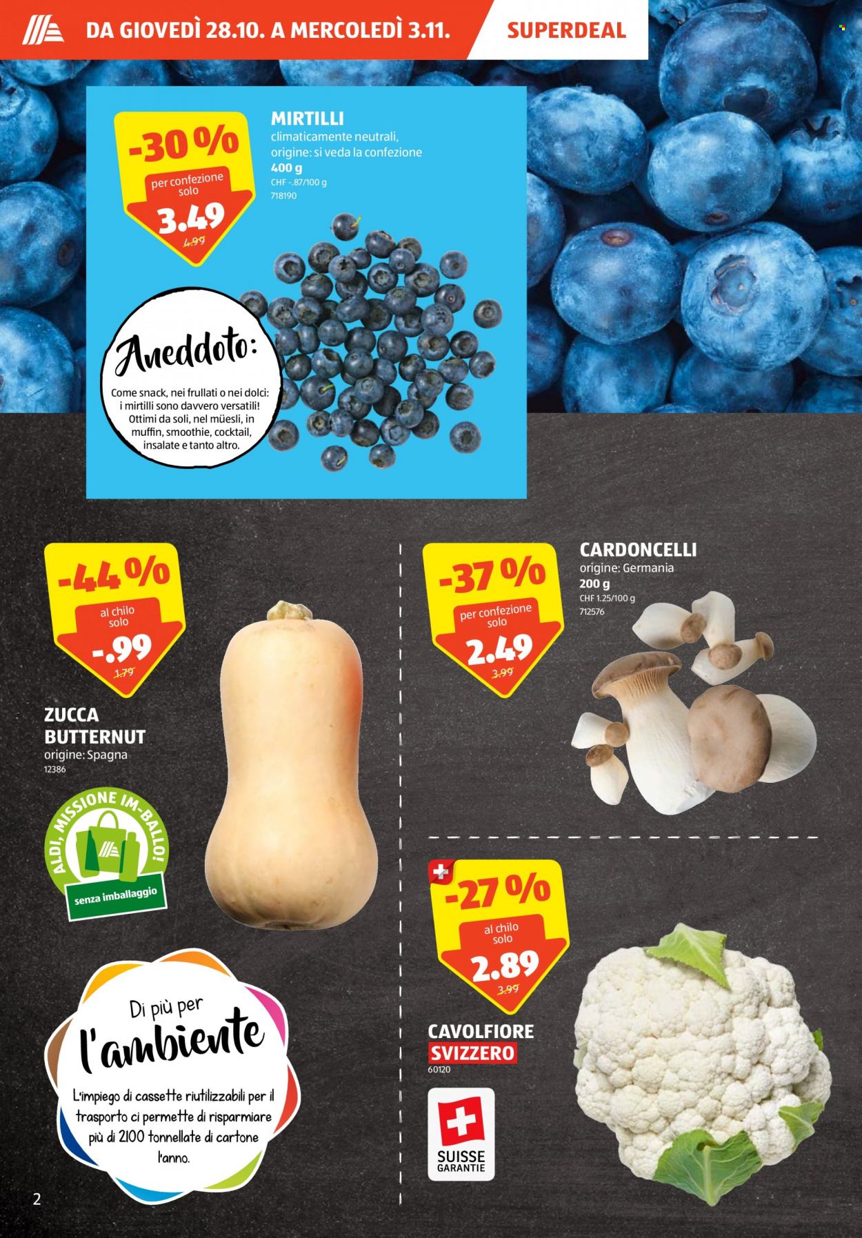 Volantino Aldi - 28.10.2021 - 3.11.2021. Pagina 2