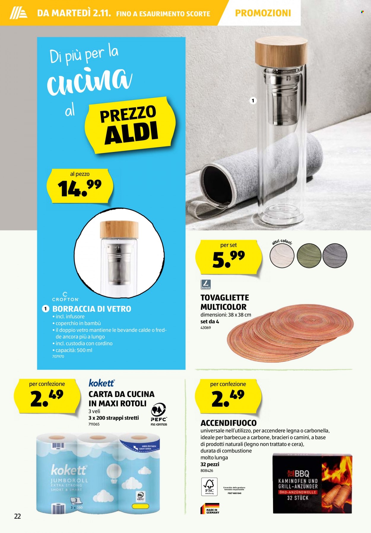 Volantino Aldi - 28.10.2021 - 3.11.2021. Pagina 22