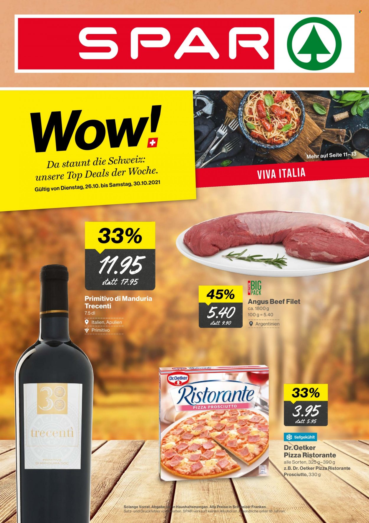 Volantino SPAR - 26.10.2021 - 30.10.2021. Pagina 1