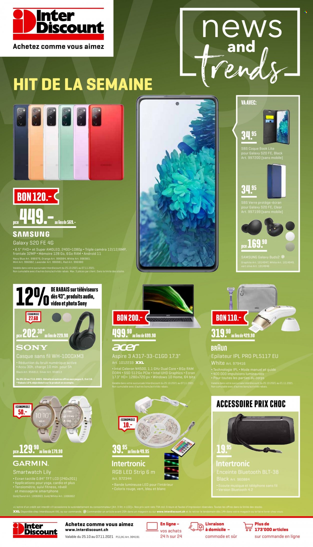 Volantino Interdiscount - 25.10.2021 - 7.11.2021. Pagina 1