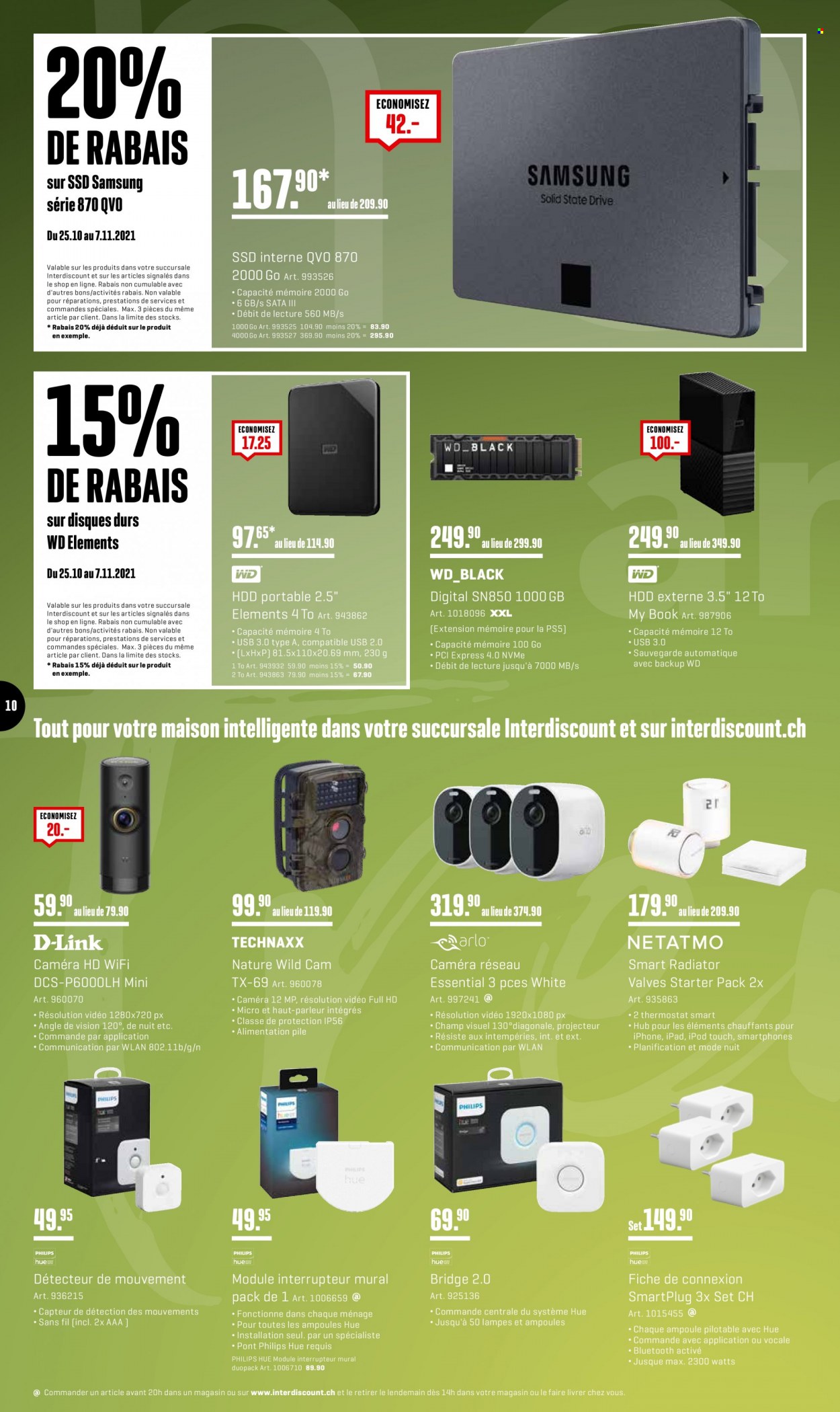 Volantino Interdiscount - 25.10.2021 - 7.11.2021. Pagina 10