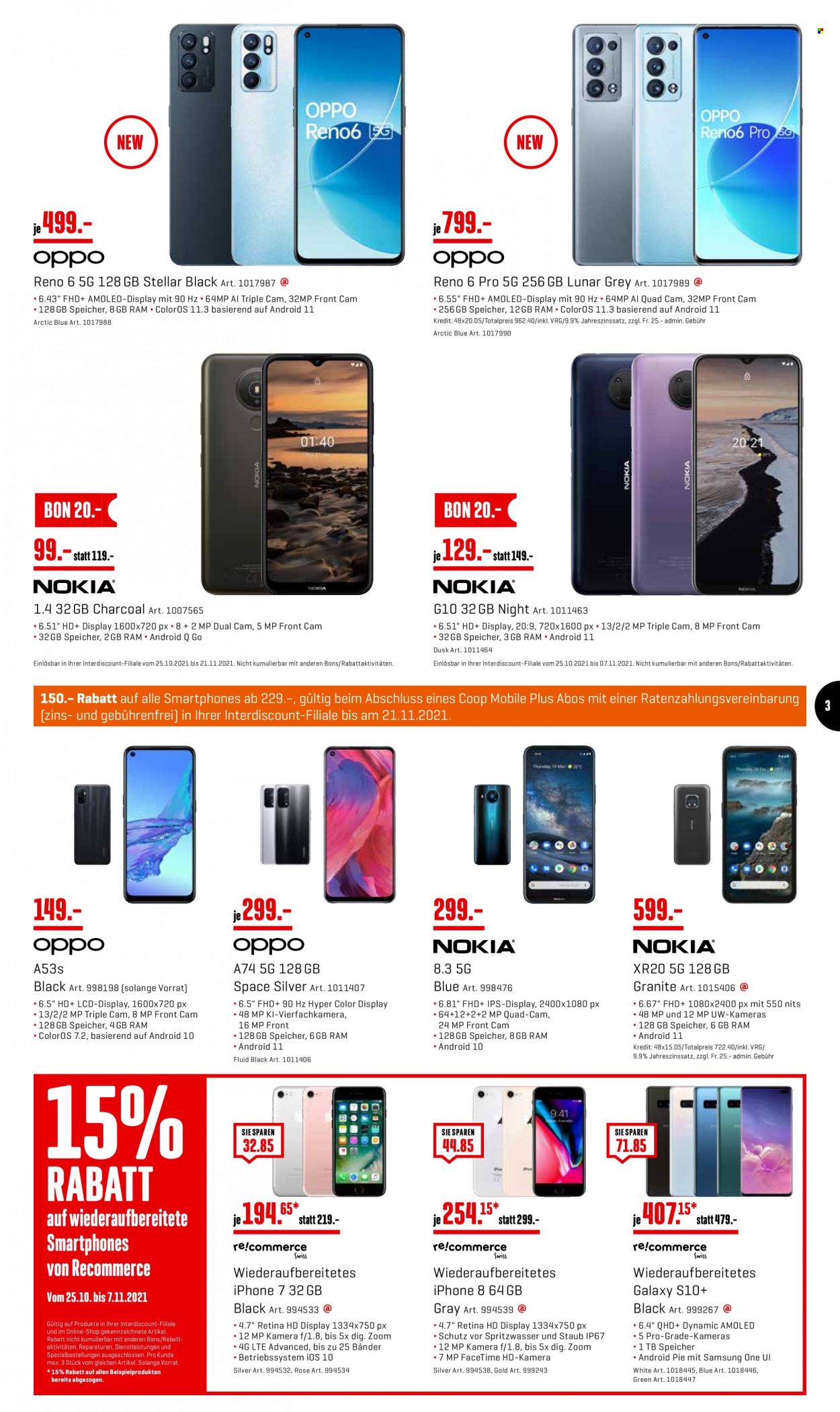 Prospekt Interdiscount - 25.10.2021 - 7.11.2021. Seite 3